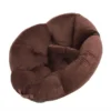 เบาะรองนั่ง FLOWER 34x43 นิ้ว สีน้ำตาล